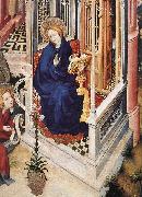 BROEDERLAM, Melchior The Annunciation (detail ff